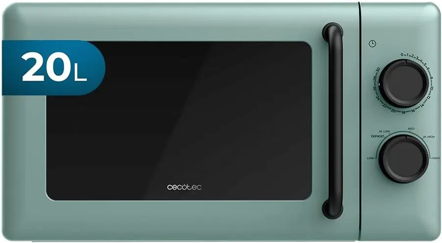 Cecotec Micro-ondes Rétro 20L Proclean 3010 vert 700W