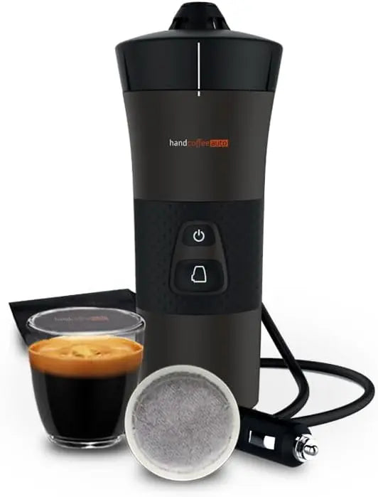Handpresso Handcoffee Auto 21000 Cafetière portable 12V – noir/gris