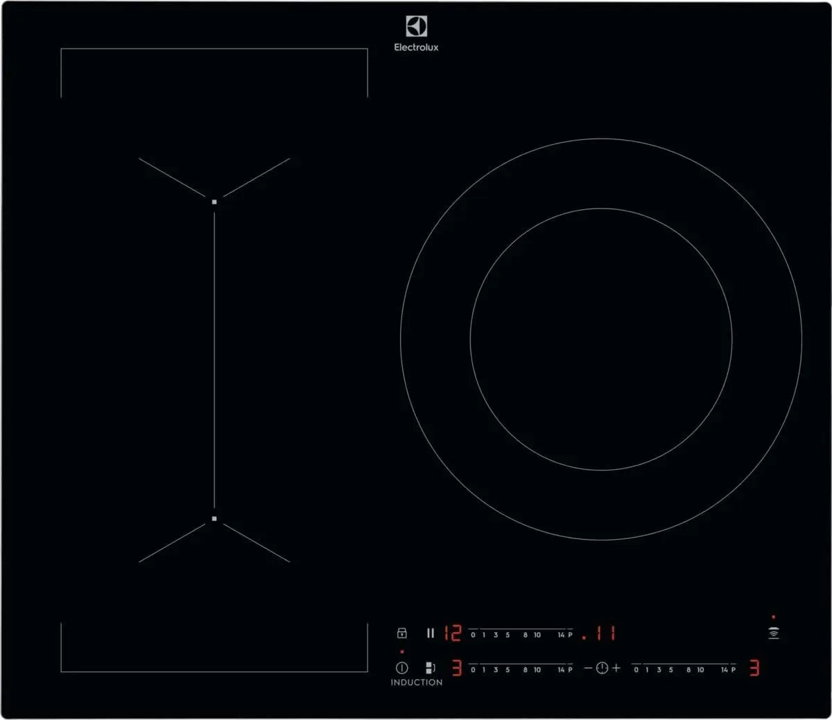 Electrolux LIV63340CK - Plaque à induction série 600 Bridge – 3,7 kW, noir