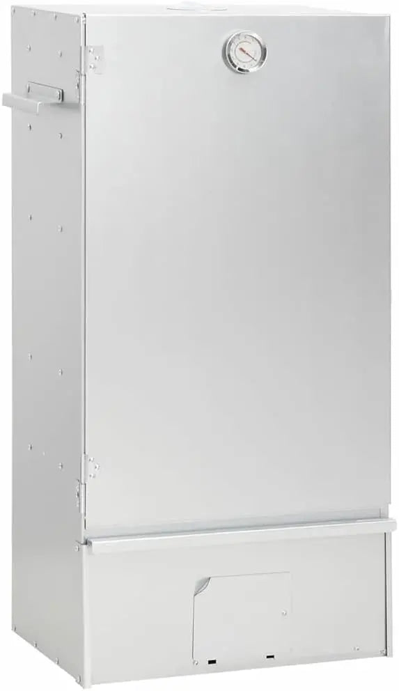 VidaXL Fumoir à four à barbecue avec copeaux de bois 44,5x29x83 cm – gris