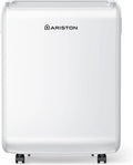 ARISTON DEOS EVO 12 - Déshumidificateur 2EN1 - Elimine l'humidité jusqu'à 12L/jour - Réservoir 1,89L – 0,38 kW, 0,38 kWh, gris