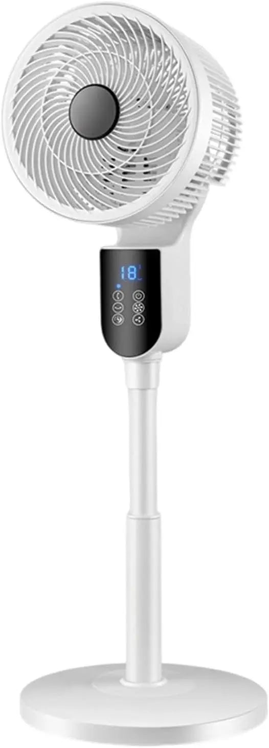Ventilateur sur Pied Tactile 12 Vitesses Télescopique Ventilateur Silencieux Puissant avec Télécommande – gris