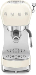 Smeg Machine à Café Expresso Manuelle ECF02CREU – 1350 W, 1 L, crème