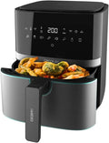 Cecotec Friteuse sans Huile 5,5 L Cecofry Full InoxBlack Pro 5500. 1600 W – argenté