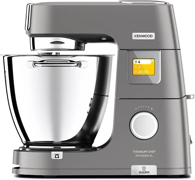 Kenwood KWL90.004.SI Titanium Chef Patissier XL Robot pâtissier – 1400 W, 5 L / 7 L, gris