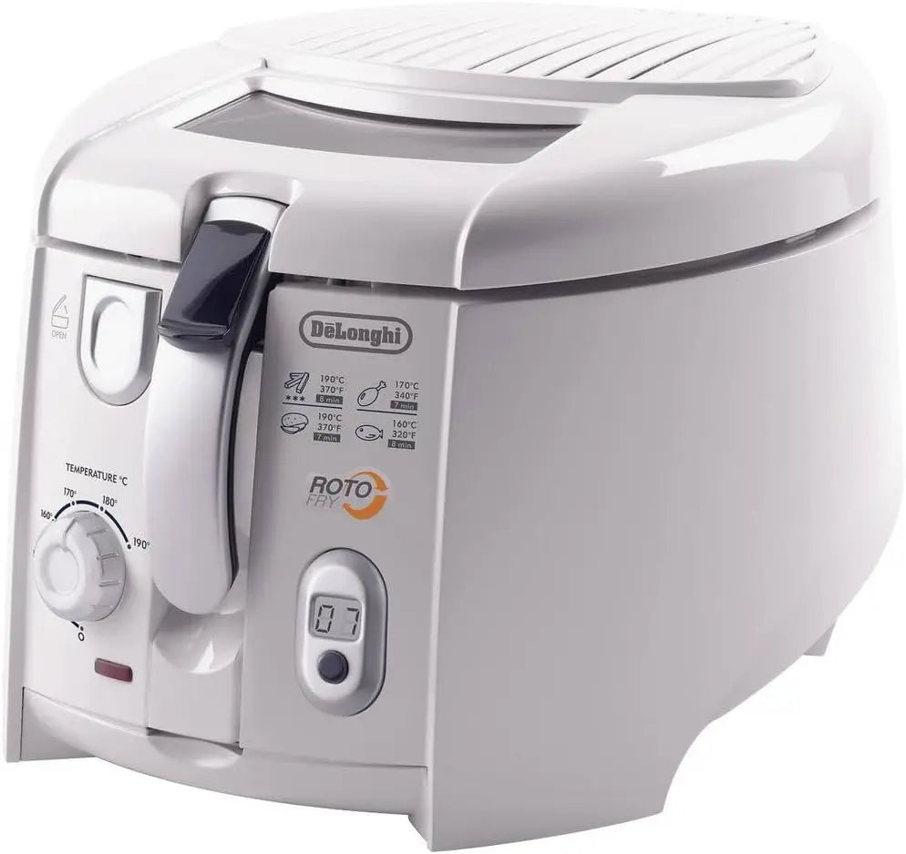 De'Longhi F28533.W1 Roto Friteuse – 1800 W, 1,3 litres, gris