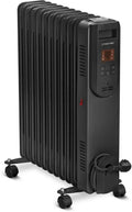 TROTEC Radiateur à bain d'huile TRH 25 E 2500 W – noir/gris