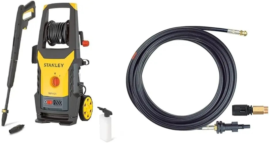 Stanley Nettoyeur Haute Pression SXPW25E 2500 W – 0,4 l, 500 l/h, noir