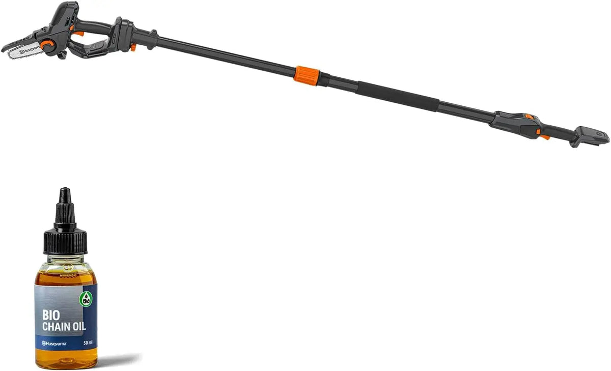 Husqvarna Mini Tronçonneuse sur Batterie Aspire P5 avec Manche Télescopique – gris