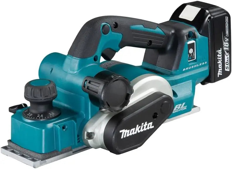 Rabot 18V LXT largeur 82 mm Machine seule en MAKPAC - MAKITA DKP181ZJ – bleu/gris/noir