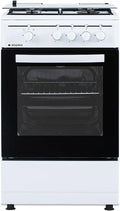 Aspes Cuisinière gaz butane – AKG4501, blanc