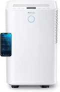 Pro Breeze OmniDry Déshumidificateur compresseur Intelligent 20L/Jour avec réservoir d'eau 4L – gris/bleu