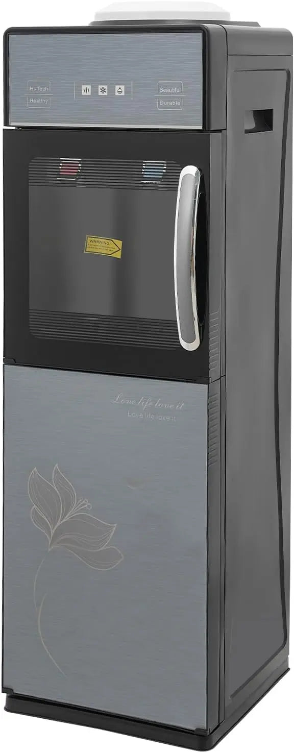 Distributeur d'eau électrique – 350 W / 75 W, 30*30*97 cm, 50 Hz, gris