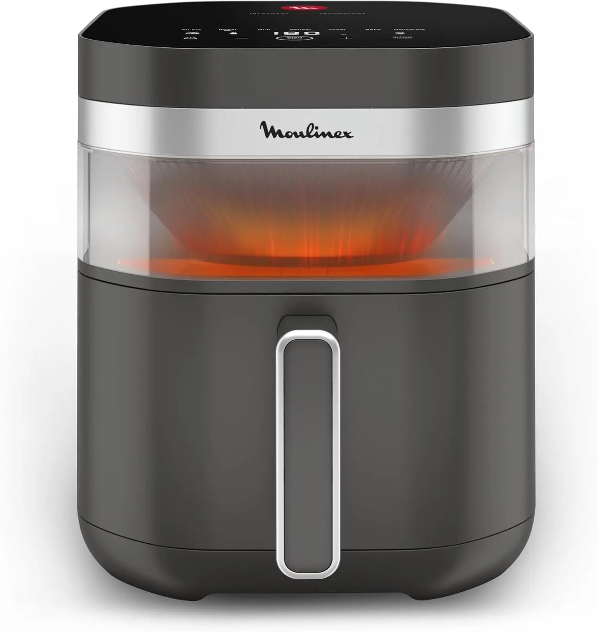 Moulinex - Easy Fry Infrared Air Fryer Foncé - Capacité 7L - 7 L - Gris – friteuse