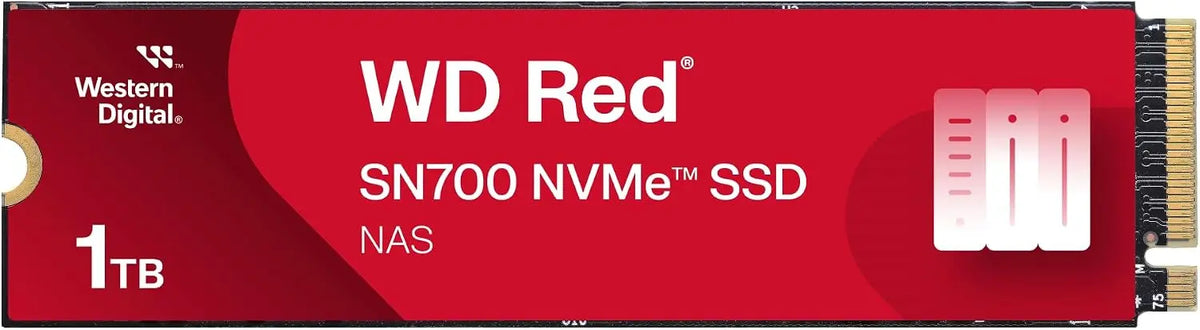WD rouge SN700 1TB NVMe SSD pour NAS devices unité de stockage – 1 To