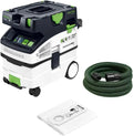 Festool Aspirateur CTL MIDI I CLEANTEC - Compact & Bluetooth – gris/noir
