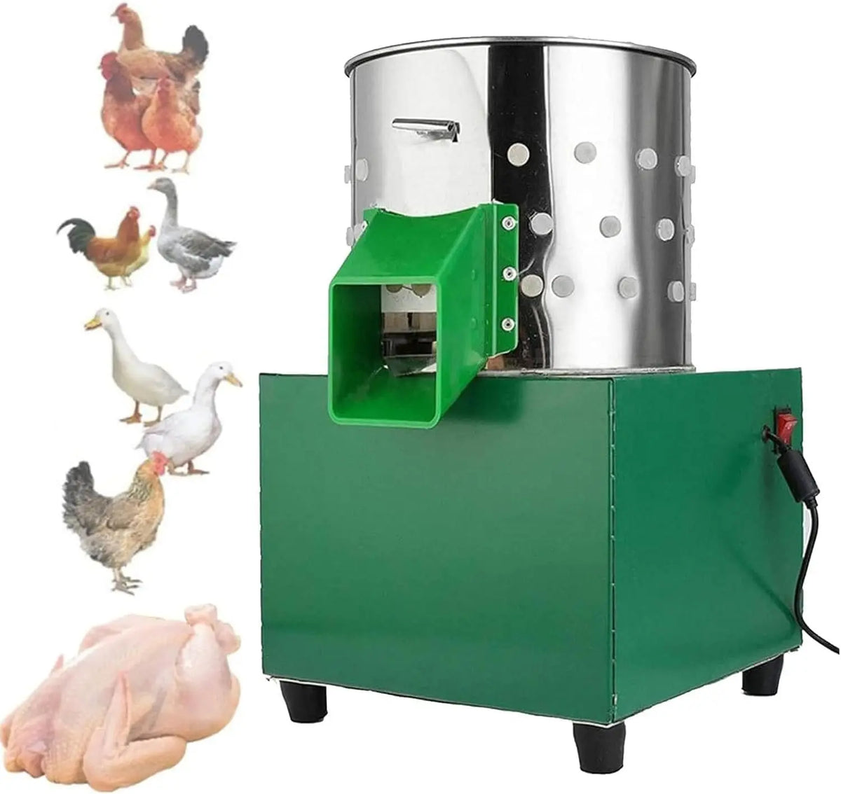 COYEUX Machine à plumer Le Poulet 60W – argenté