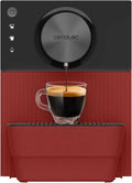 Cecotec Machine à Café Superautomatique Compacte Cremmaet Cube Rouge. 1350W