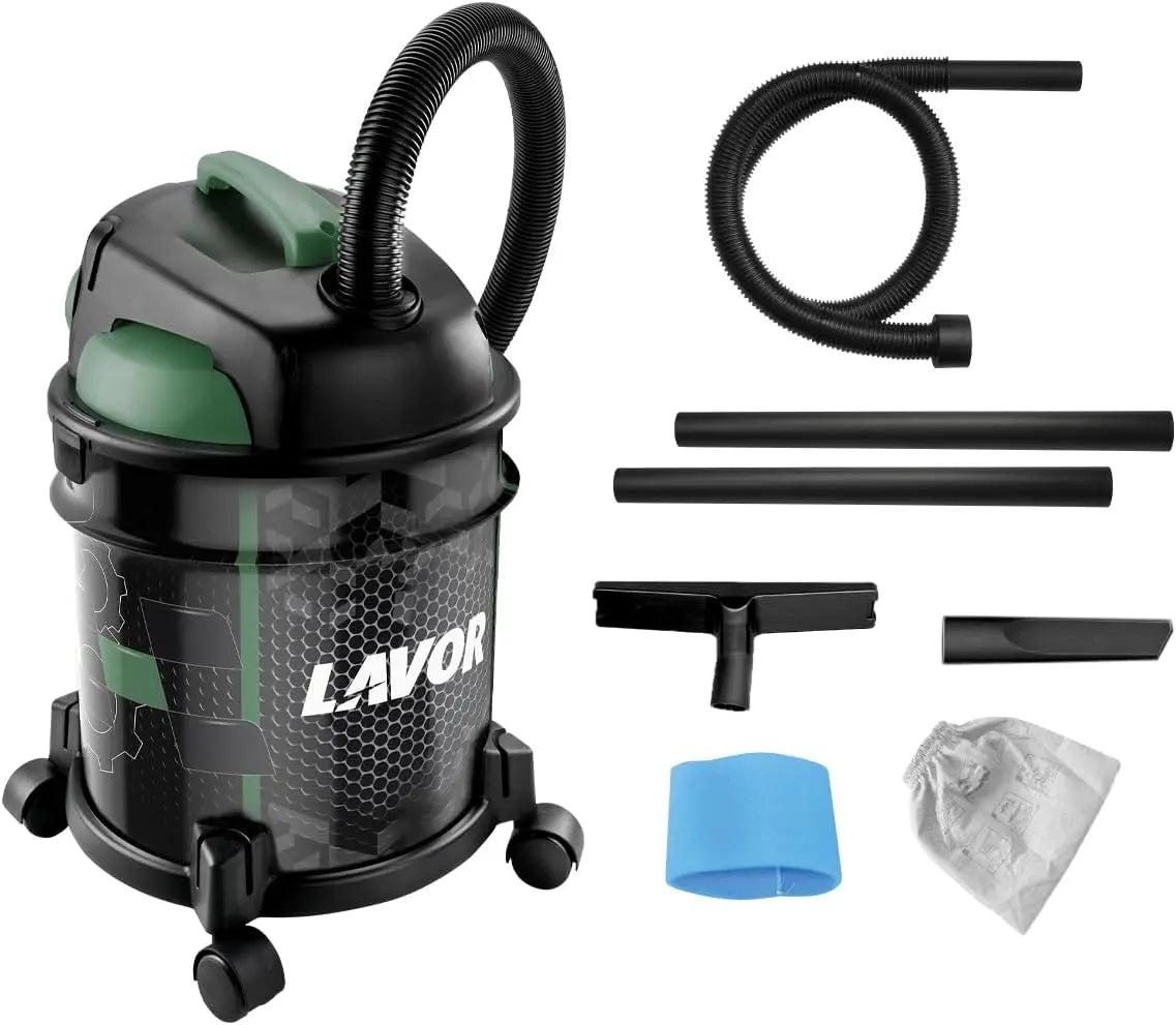 Lavor Aspirateur Eau et Poussière Rudy 20 – 1000 W / 1200 W, 20 litres, gris/noir