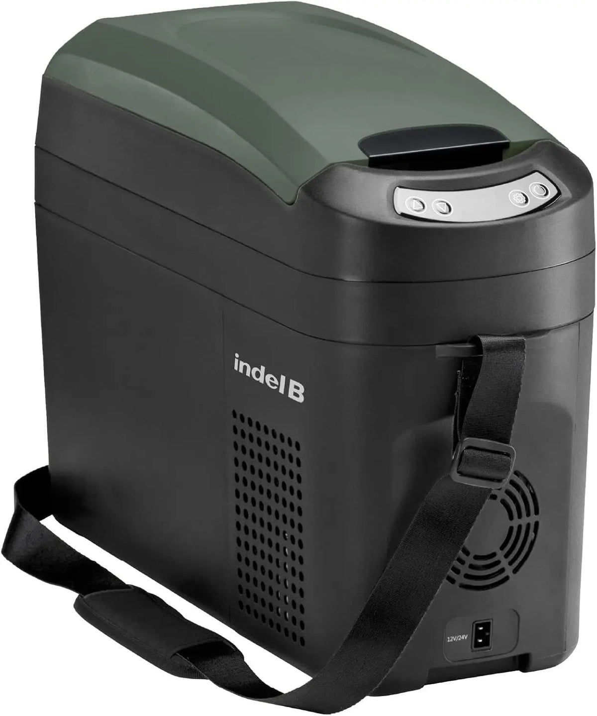 Indel B ITB18 Réfrigérateur Congélateur portable à Compresseur – 18 Litres, gris/noir