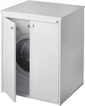 Negrari Couvre-machine à laver AM5012P en résine PVC – blanc