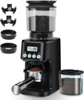 Homtone Moulin à Café Électrique – 0,5 W, noir