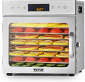 VEVOR Déshydrateur alimentaire – 400 W, argenté