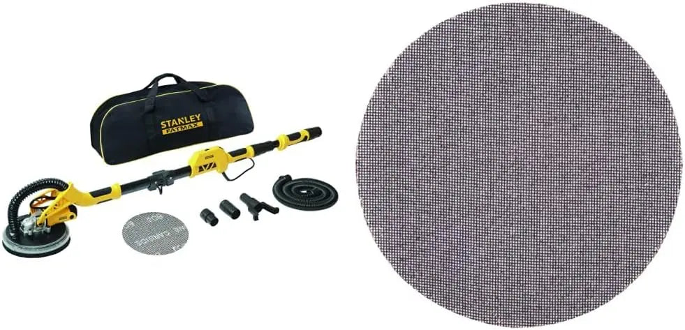 Stanley FATMAX Ponceuse Longue Portée à Cloison Sèche Filaire 750W 1700 trs/mn Anneau Lumineux LED Gamme