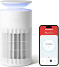 SwitchBot Purificateur D'air Avec Application Et Veilleuse – 400 m³/h, blanc