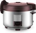 Cuiseur à riz professionnel grande capacité 9-23 L – 1300 W / 1600 W, gris/noir