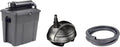 Pontec set filtre étang 8000 avec filtre uv et pompe Plastique – 7 watts, 2500 l/h, noir