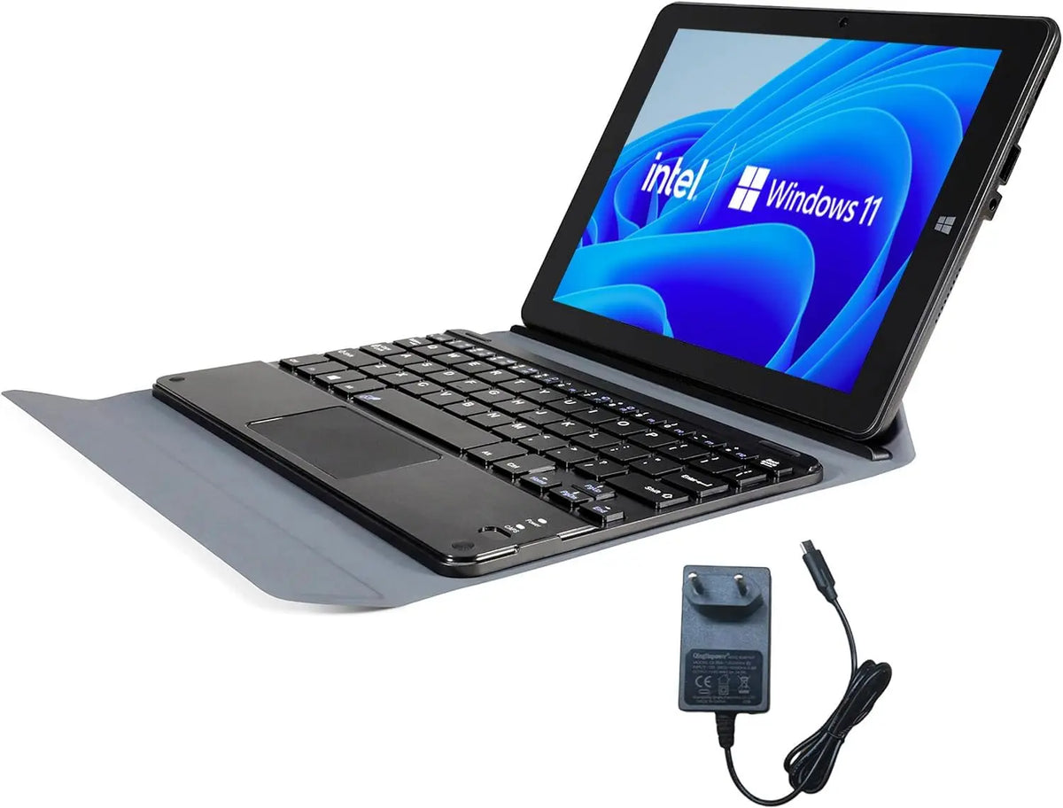 Mini ordinateur portable 2 en 1,4+64Go – N4020C, 5 GHz, noir