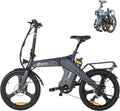 DYU Vélo Électrique – 10 Ah, gris/noir