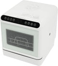 Mini lave-vaisselle 6 l 4 programmes 1100 W lave-vaisselle de table – 41 x 46 x 46 cm, 50 Hz, gris