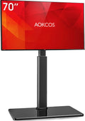 AOKCOS Support téléviseur sur Pied pour téléviseur de 32-70 Pouces - Pied téléviseur Plus Haut 1095 MM – noir