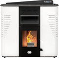 STUFE A PELLET ITALIA - Marmolada 14 kW - Efficacité 92% – blanc