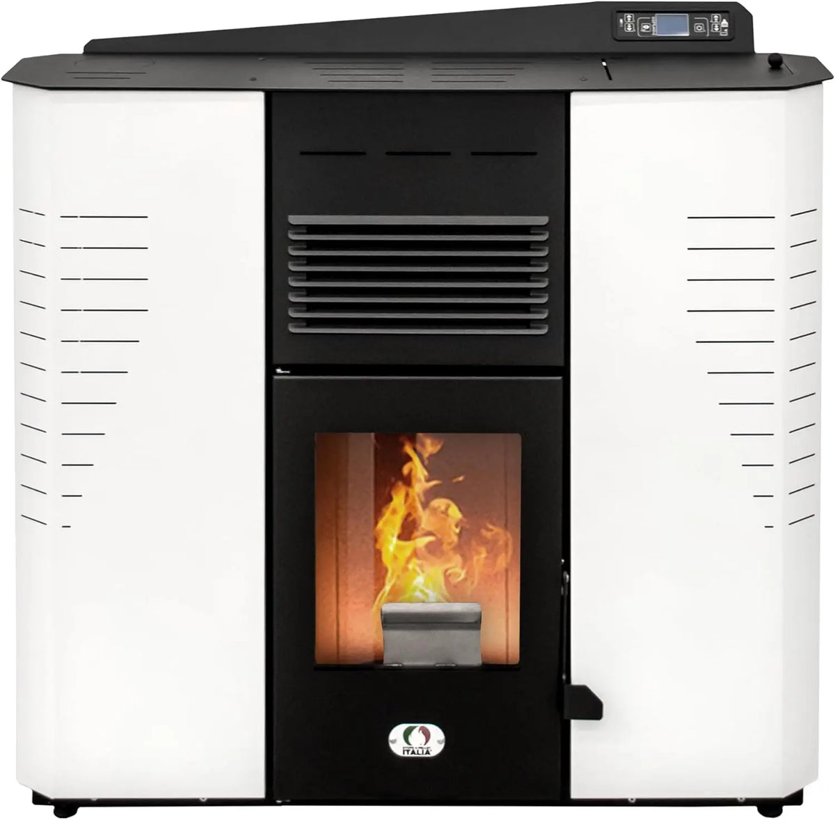 STUFE A PELLET ITALIA - Marmolada 14 kW - Efficacité 92% – blanc