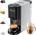 KOTLIE Machine à café multi capsules 4-en-1 – 1450 W, gris/noir