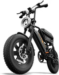 URLIFE 16' x 3.0 Vélo Électrique – 250 W, 13 Ah, gris/noir