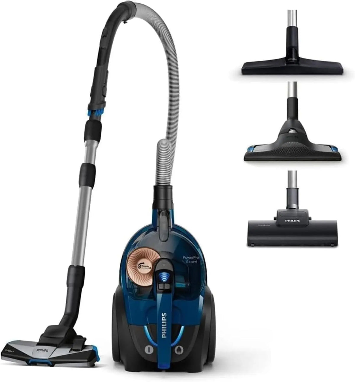 PHILIPS aspirateur sans Sac 7000,900W – 2 L, gris/noir