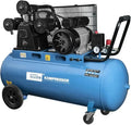 Güde Compresseur d'air comprimé 3 cylindres 551-10-100 L 10 bar 230 V 2,2 kW – 550 l/min / 300 l/min, 50 Hz, bleu/noir/gris