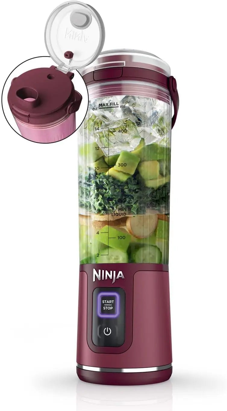Ninja Blast Blender portable – sans fil, BC151EUCR, 530 ml, gris/orange