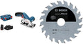 Bosch Professional 12V système scie circulaire sans-fil GKS 12V-26 Ø de lame : 85 mm – 3,0 Ah, gris/noir