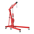 Wiltec Grue d'Atelier équipement de levage – rouge/orange