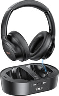 1Mii ClearLinkTV H3 Casque téléviseur sans Fil pour Television pour Seniors – 2,4 GHz, gris/noir