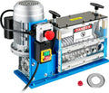 VEVOR Machine à Dénuder Électrique 370 W 1,5 mm-38 mm Machine à Dépouillement à Câbles Machine à Dénuder – gris/bleu