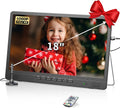 Desobry téléviseur portable 18 Pouces avec antenne – DVB/T2, noir