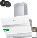 CIARRA CBCW6736N Hotte Aspirante Inclinée 60 cm A+++ 692 m³/h WiFi & APP – gris