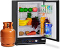 SMETA Frigo Gaz 60L réfrigérateur – noir