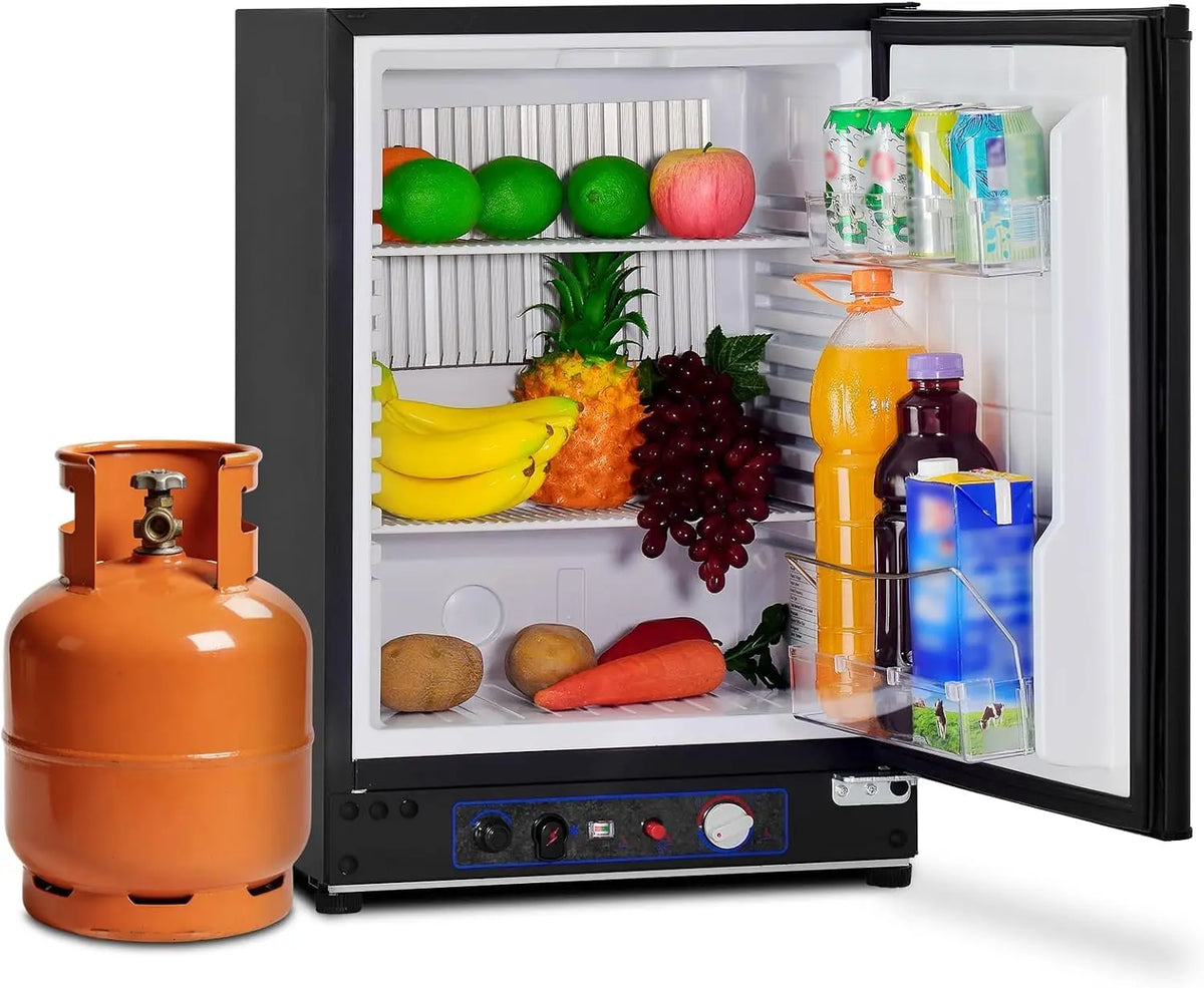 SMETA Frigo Gaz 60L réfrigérateur – noir